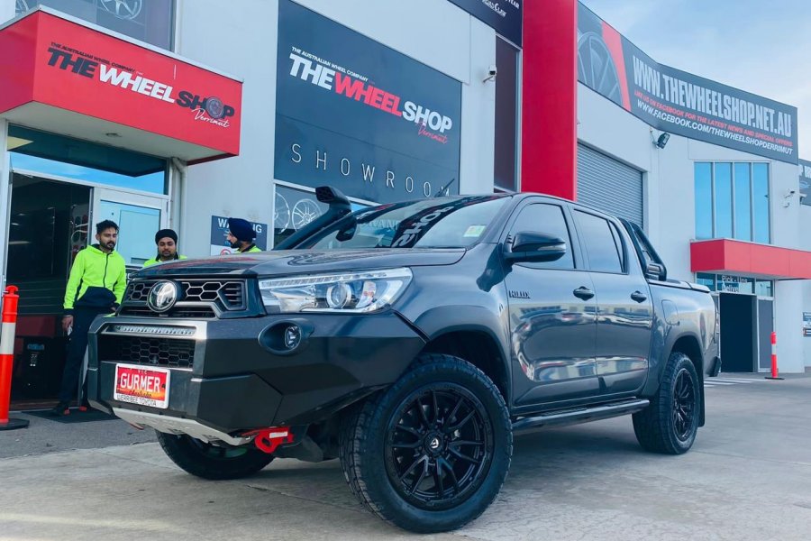 TOYOTA HILUX WITH FUEL WHEELS  |  | TOYOTA
