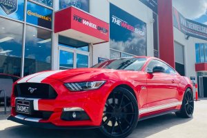 FORD MUSTANG WITH VERTINI WHEELS |  | FORD